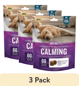 (3 pack) VetIQ Calming Chew for Dogs, 60 Count