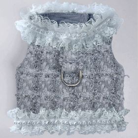 Envogue Dog Harness (Color: Platinum, size: SM)