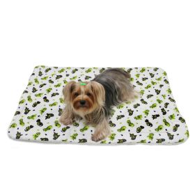 Playful Dinosaur Flannel/Ultra (Color: White, size: One size)