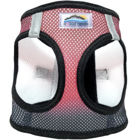 American River Choke Free Dog Harness Ombre Collection (Color: Sunset Pink, size: large)