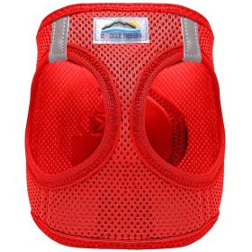 American River Solid Ultra Choke Free Dog Harness (Color: Red, size: 2X-Large)