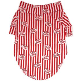 Hawaiian Camp Shirt (Color: Movie Theater Popcorn Box, size: X-Large)