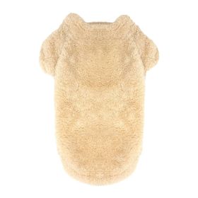 Soft Plush Pullover (Color: Cream, size: 2X-Large)