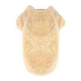 Soft Plush Pullover (Color: Cream, size: small)