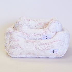 Whisper Dog Bed (Color: Baby Pink, size: LG)
